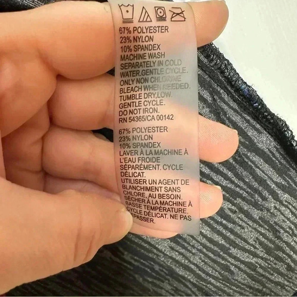 Tanjay Cardigan Velvet Blue / Black / White Size Large - Picture 11 of 16